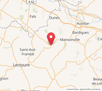 Map of Miradoux, Occitanie