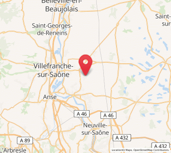 Map of Misérieux, Auvergne-Rhône-Alpes