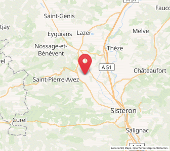 Map of Mison, Provence-Alpes-Côte d'Azur