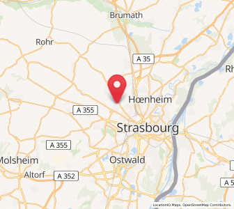 Map of Mittelhausbergen, Grand Est