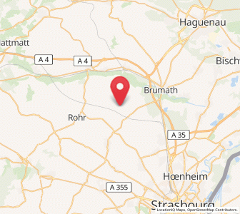 Map of Mittelhausen, Grand Est