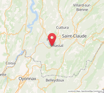 Map of Molinges, Bourgogne-Franche-Comté
