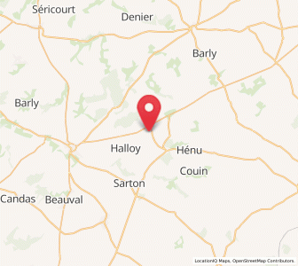 Map of Mondicourt, Hauts-de-France