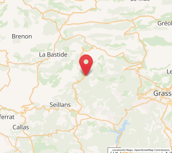 Map of Mons, Provence-Alpes-Côte d'Azur