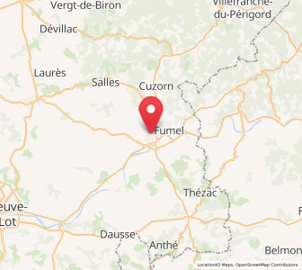 Map of Monsempron, Nouvelle-Aquitaine