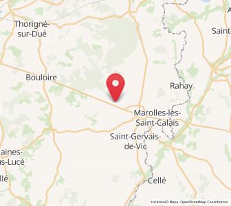 Map of Montaillé, Pays de la Loire
