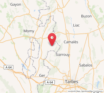 Map of Montaner, Nouvelle-Aquitaine