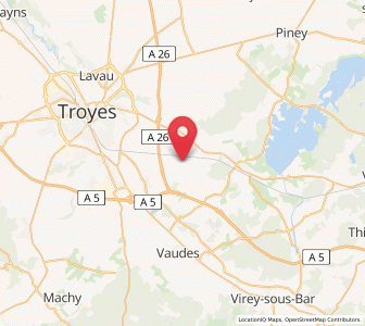 Map of Montaulin, Grand Est