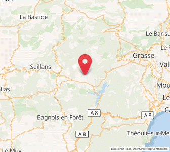 Map of Montauroux, Provence-Alpes-Côte d'Azur