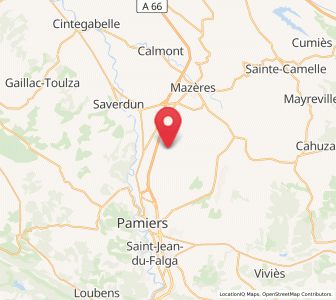 Map of Montaut, Occitanie