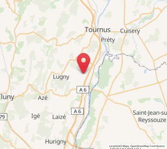 Map of Montbellet, Bourgogne-Franche-Comté