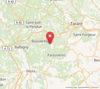 Map of Montchal, Auvergne-Rhône-Alpes