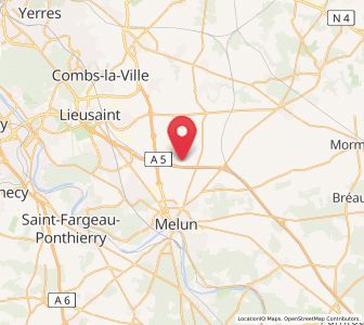 Map of Montereau-sur-le-Jard, Île-de-France