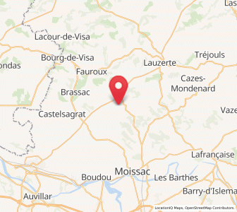 Map of Montesquieu, Occitanie