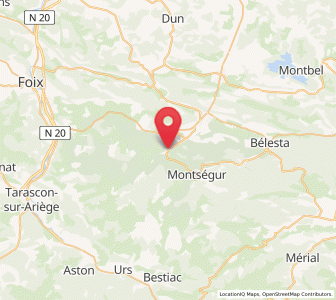 Map of Montferrier, Occitanie