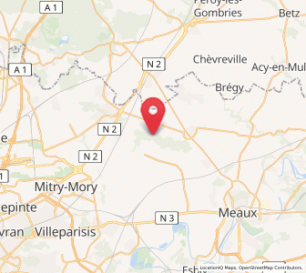 Map of Montgé-en-Goële, Île-de-France