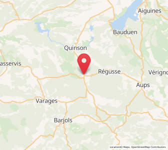 Map of Montmeyan, Provence-Alpes-Côte d'Azur