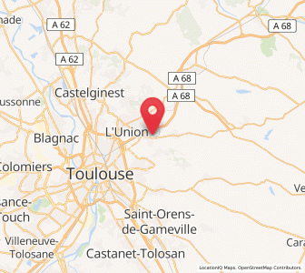 Map of Montrabé, Occitanie