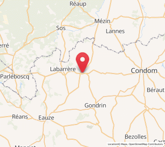 Map of Montréal, Occitanie
