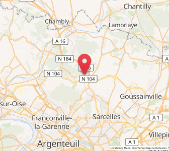 Map of Montsoult, Île-de-France