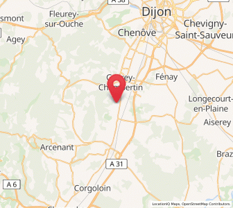 Map of Morey-Saint-Denis, Bourgogne-Franche-Comté