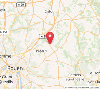 Map of Morgny-la-Pommeraye, Normandy