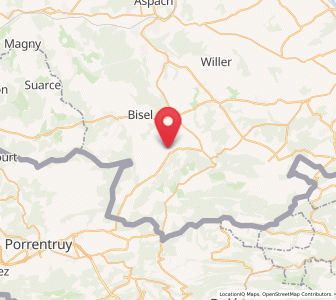 Map of Mœrnach, Grand Est