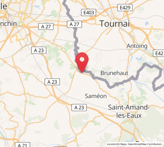 Map of Mouchin, Hauts-de-France