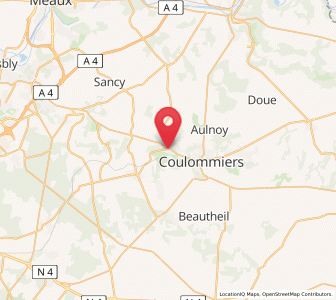 Map of Mouroux, Île-de-France