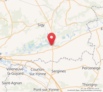 Map of Mousseaux-lès-Bray, Île-de-France