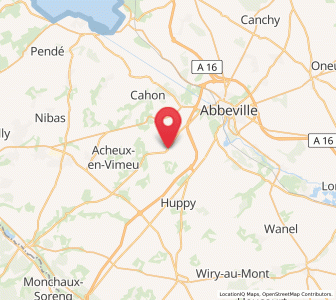 Map of Moyenneville, Hauts-de-France