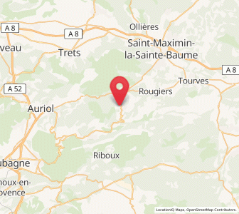 Map of Nans-les-Pins, Provence-Alpes-Côte d'Azur
