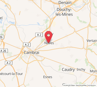 Map of Naves, Hauts-de-France