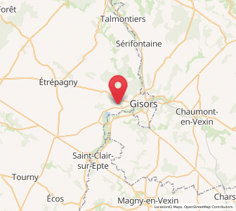 Map of Neaufles-Saint-Martin, Normandy