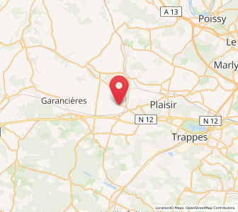 Map of Neauphle-le-Vieux, Île-de-France