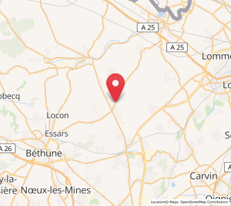 Map of Neuve-Chapelle, Hauts-de-France
