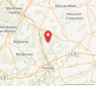 Map of Neuville-Coppegueule, Hauts-de-France