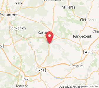 Map of Nogent-le-Bas, Grand Est