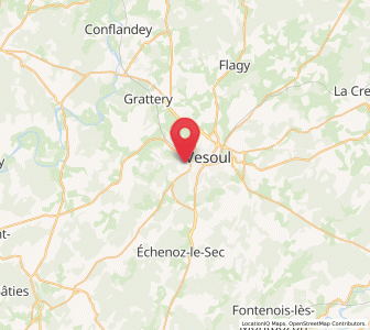 Map of Noidans-lès-Vesoul, Bourgogne-Franche-Comté