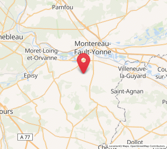 Map of Noisy-Rudignon, Île-de-France