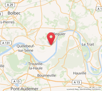Map of Norville, Normandy