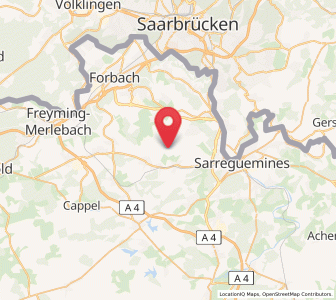 Map of Nousseviller-Saint-Nabor, Grand Est