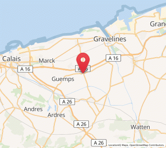 Map of Nouvelle-Église, Hauts-de-France