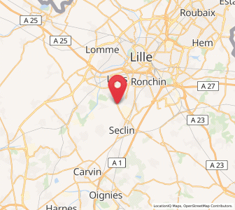Map of Noyelles-lès-Seclin, Hauts-de-France