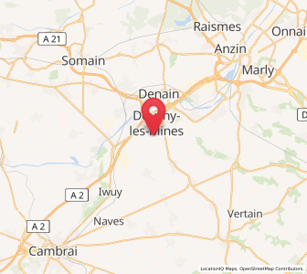 Map of Noyelles-sur-Selle, Hauts-de-France