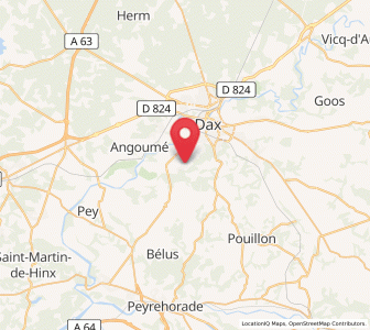 Map of Oeyreluy, Nouvelle-Aquitaine