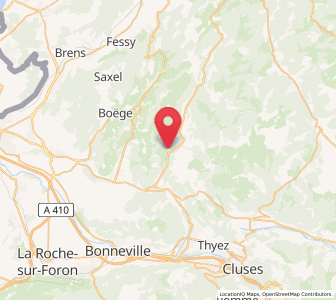Map of Onnion, Auvergne-Rhône-Alpes