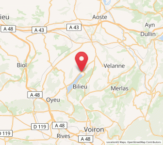 Map of Paladru, Auvergne-Rhône-Alpes