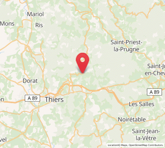 Map of Palladuc, Auvergne-Rhône-Alpes