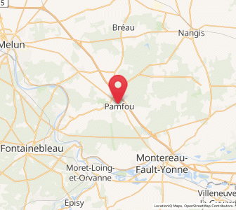 Map of Pamfou, Île-de-France